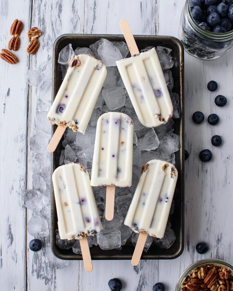Blueberry Cheesecake Popsicles Recipe