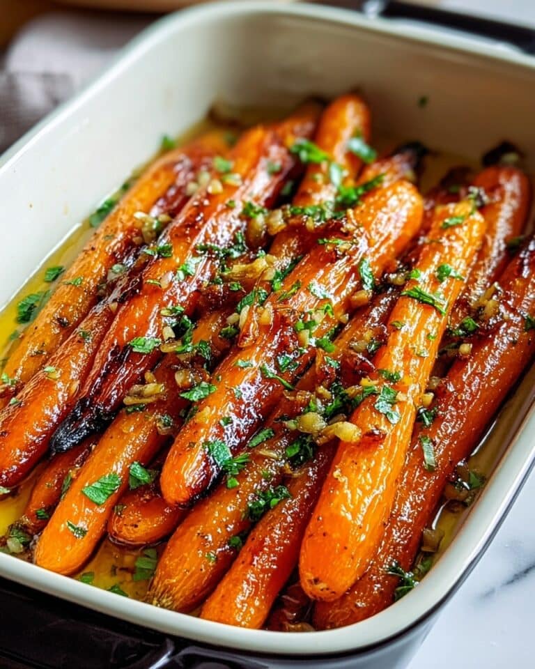 Maple Dijon Roasted Carrots Recipe
