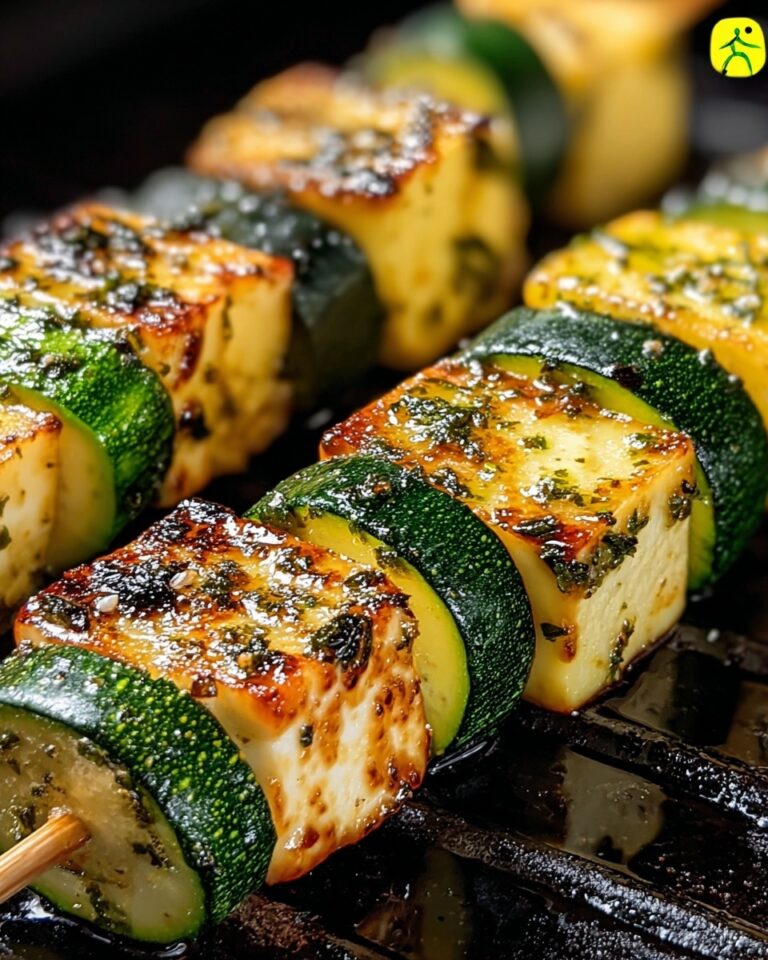 Garlic Butter Zucchini Skewers Recipe