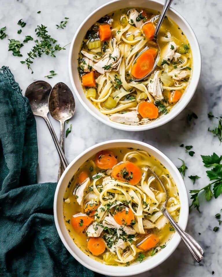 Easy Leftover Turkey Noodle Soup Recipe