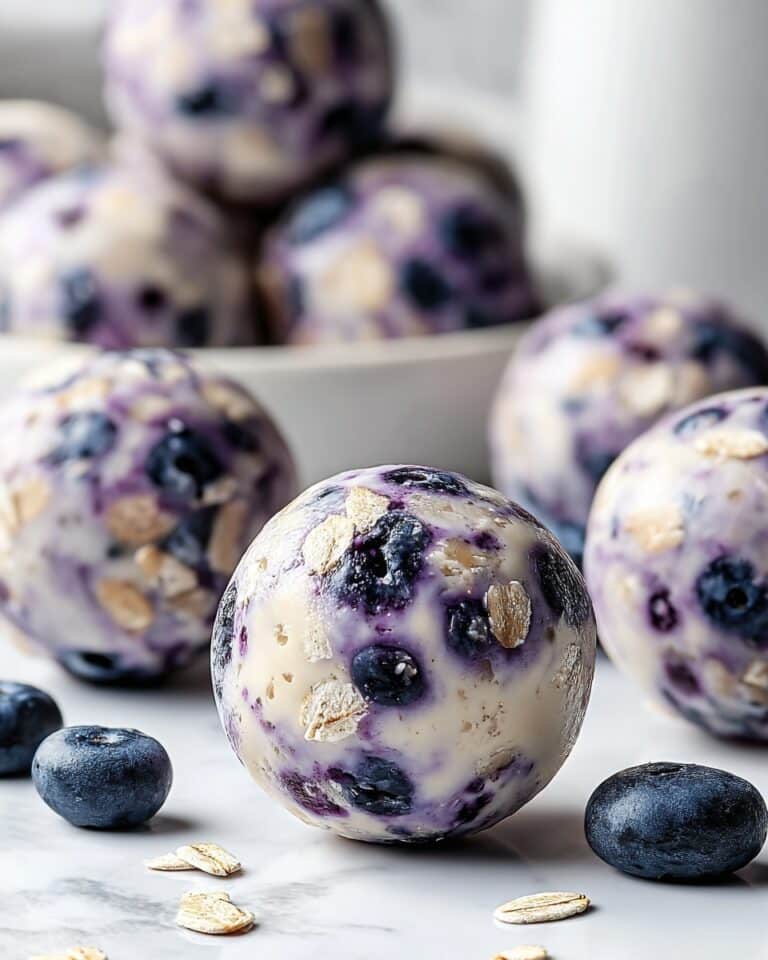 Blueberry Cheesecake Protein Bites Recipe