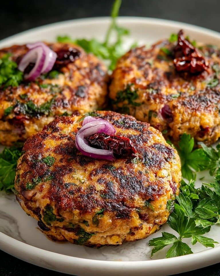 Greek Chicken Burgers Recipe