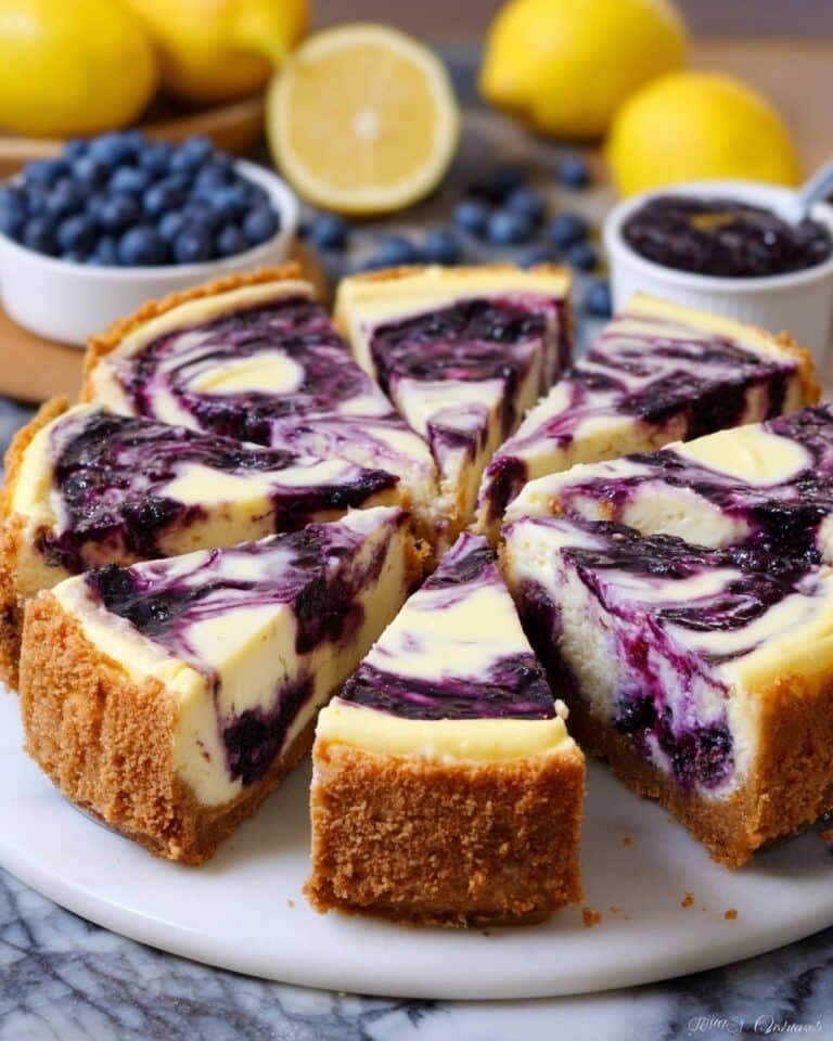Lemon Blueberry Cheesecake Recipe