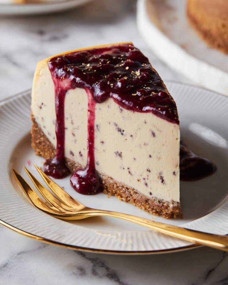 Mulberry & Earl Grey Cheesecake Recipe