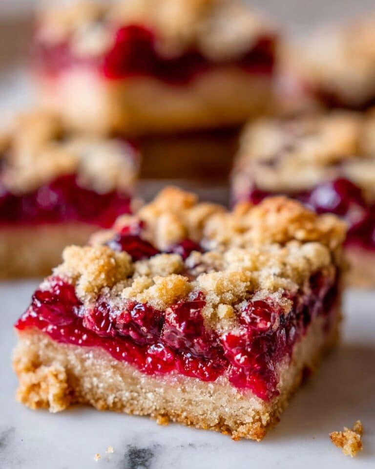 Cranberry Shortbread Bars Recipe