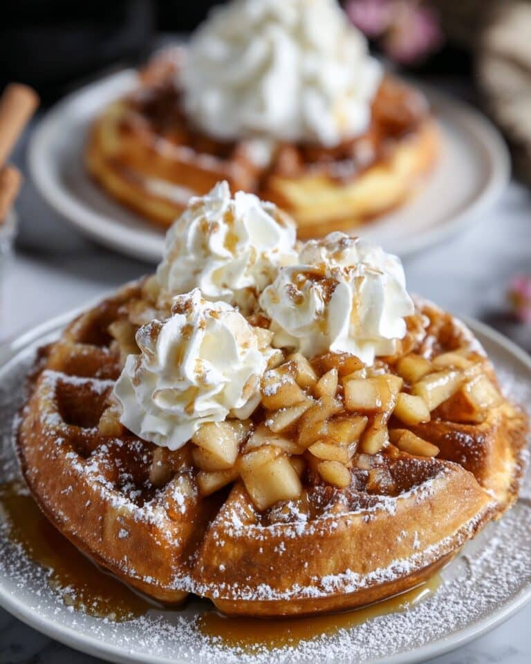 Apple Fritter Waffle Donuts Recipe