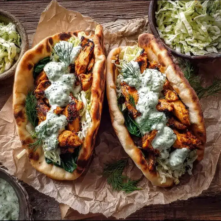 Sheet Pan Chicken Pitas with Herby Ranch Recipe