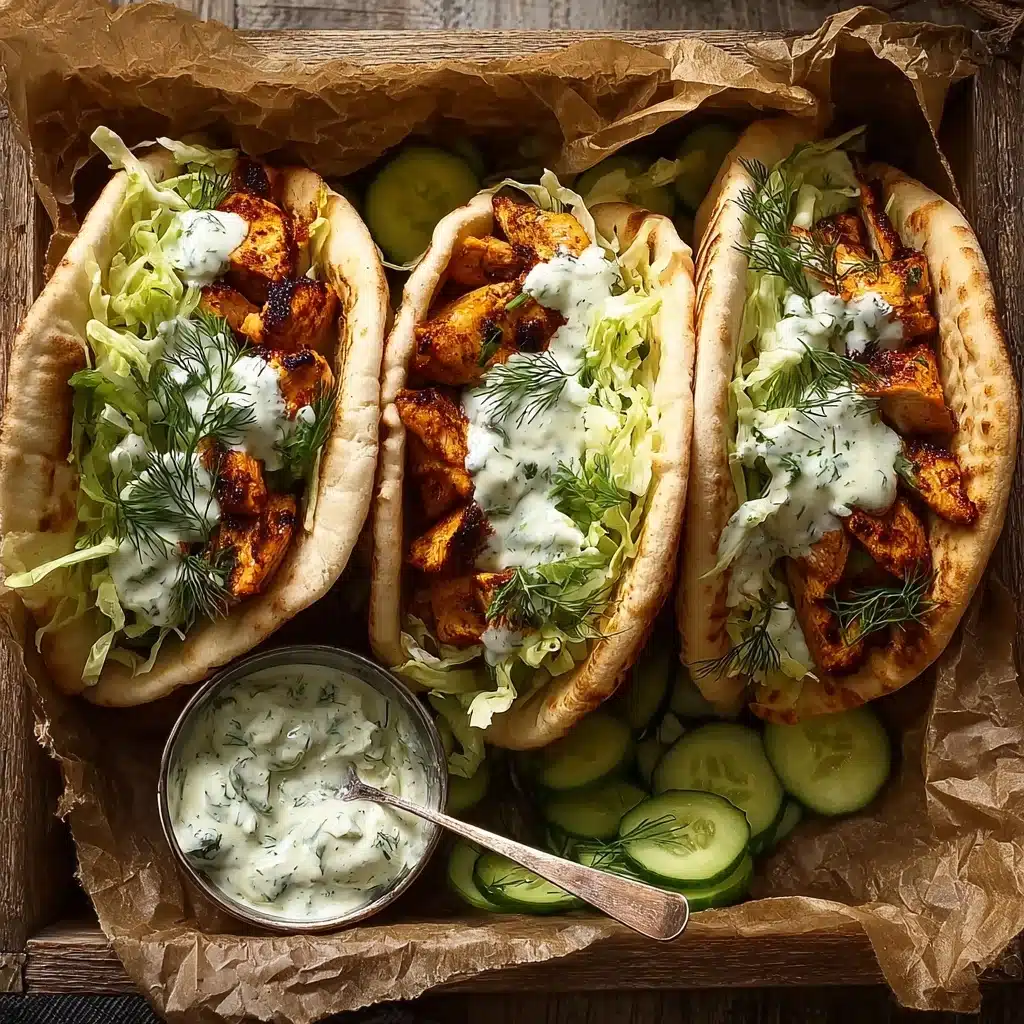 Sheet Pan Chicken Pitas with Herby Ranch Recipe - Recipe Image