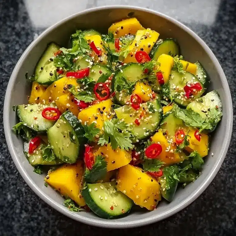 Thai Mango Cucumber Salad Recipe