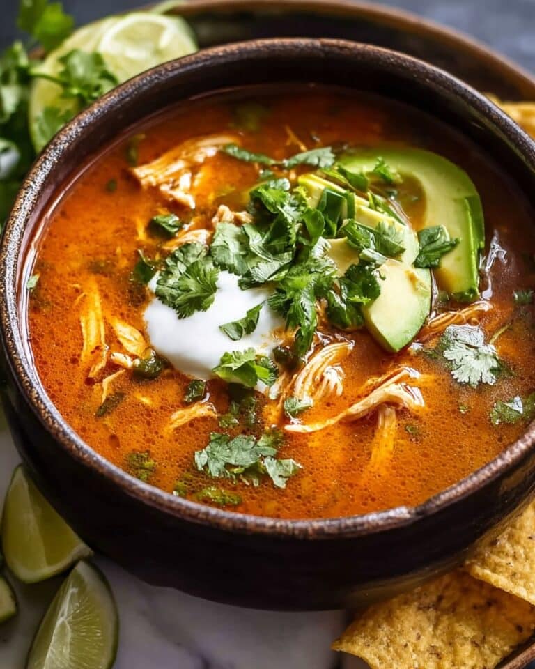 Poblano Chicken Tortilla Soup Recipe
