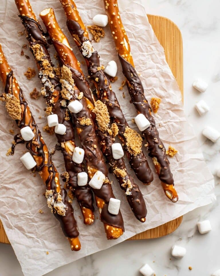 S’mores Pretzel Rods Recipe