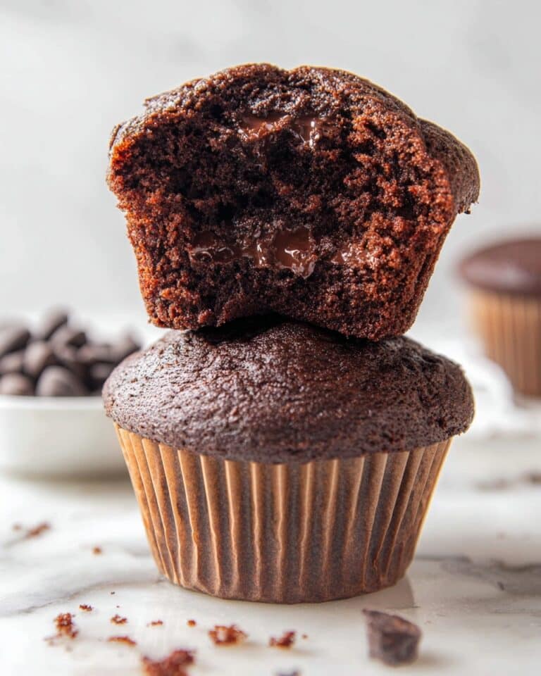 Double Chocolate Chip Cottage Cheese Muffins Recipe