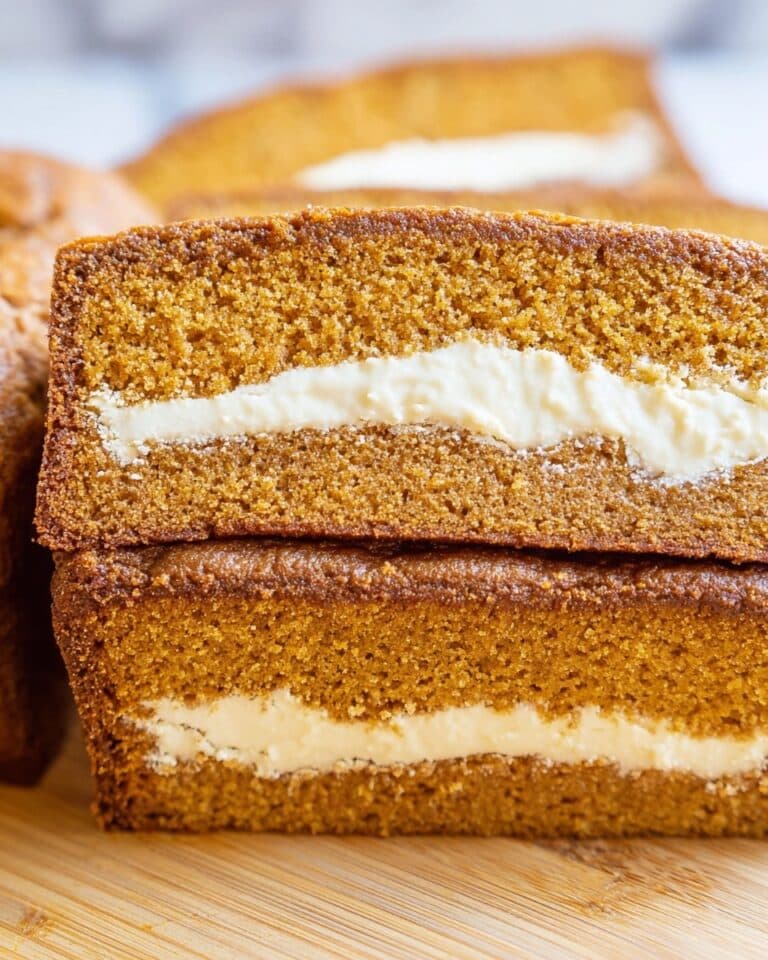 Cream Cheese-Filled Pumpkin Bread Recipe
