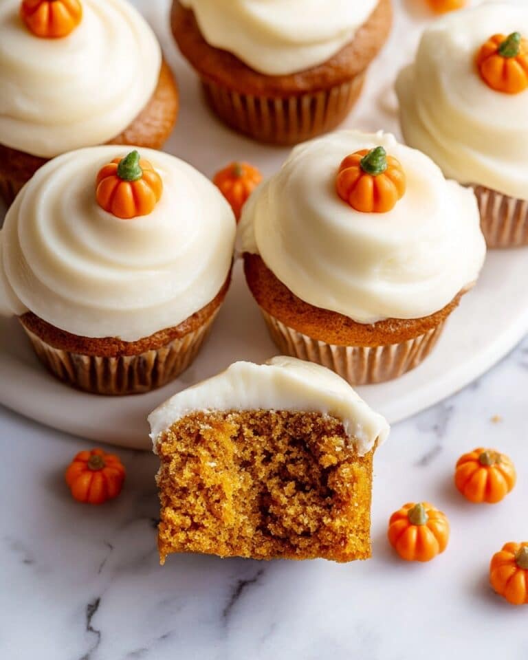 Pumpkin Cupcakes with Brown Sugar Cream Cheese Frosting Recipe