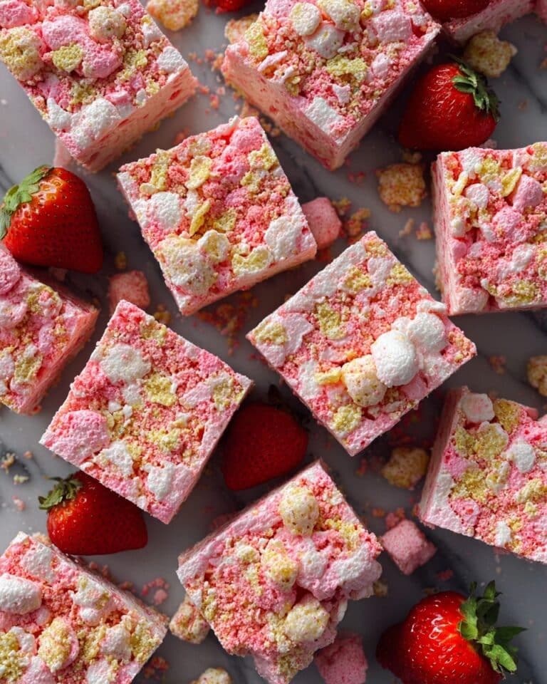 Strawberry Shortcake Rice Krispie Treats Recipe