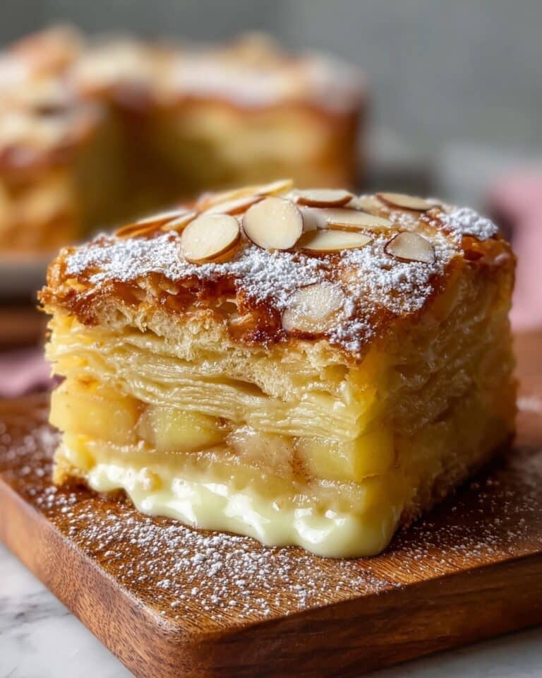 French Apple Invisible Cake Recipe