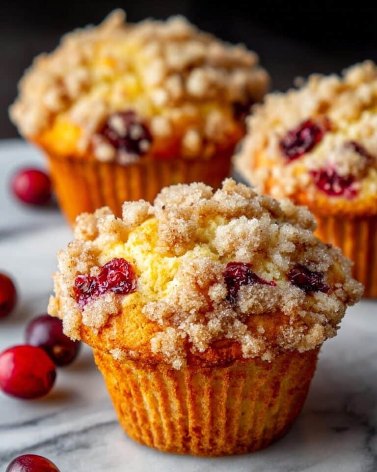 Cranberry Orange Muffins with Streusel Recipe