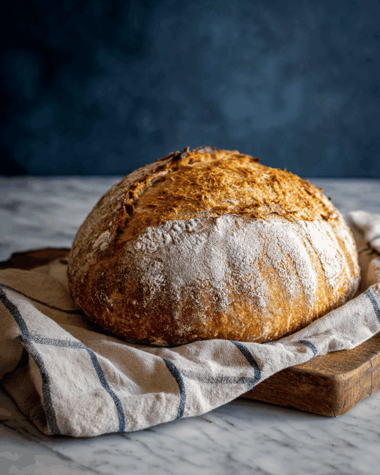 No-Knead Pumpkin Pecan Bread Recipe