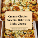 Bake the Casserole: Place the dish in the preheated oven and bake for 25-30 minutes, or until the cheese is melted and bubbly, and the zucchini is tender Recipe