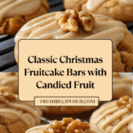 Festive Christmas Fruitcake Bars Recipe