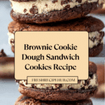 Brownie Cookie Dough Sandwich Cookies Recipe