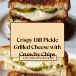 Crispy Dill Pickle Grilled Cheese Sandwich Recipe
