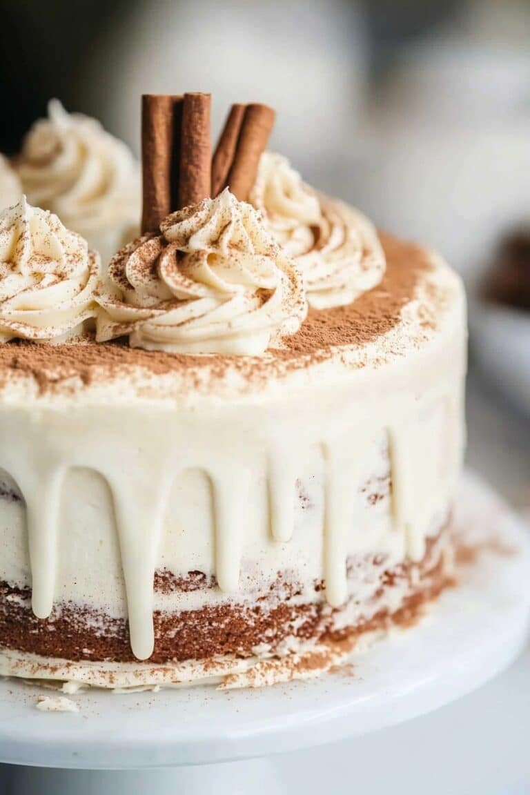 Best Christmas Spice Cake with Eggnog Buttercream Recipe