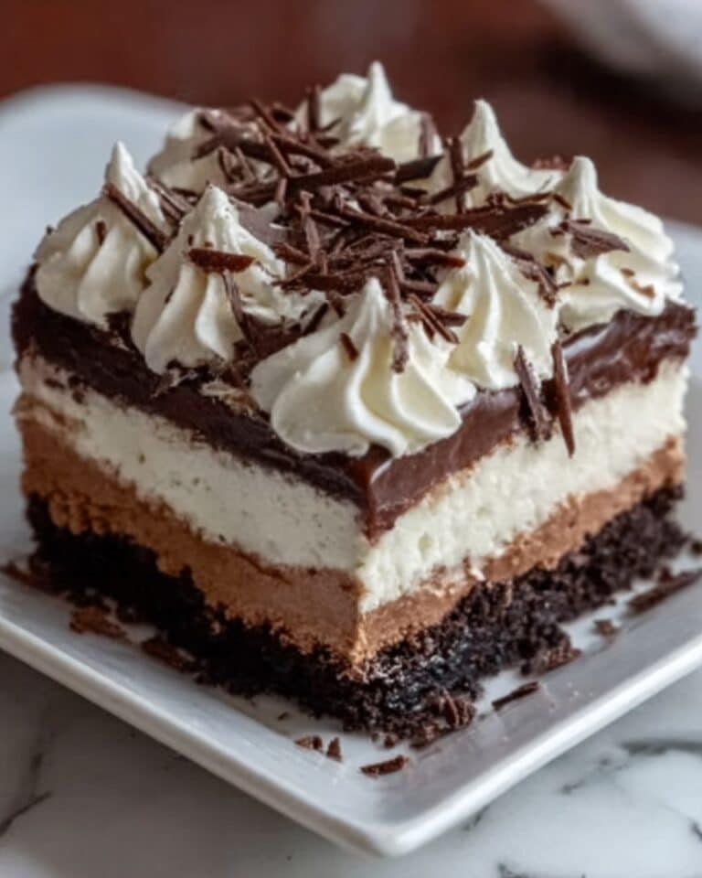 Brownie Refrigerator Cake Recipe