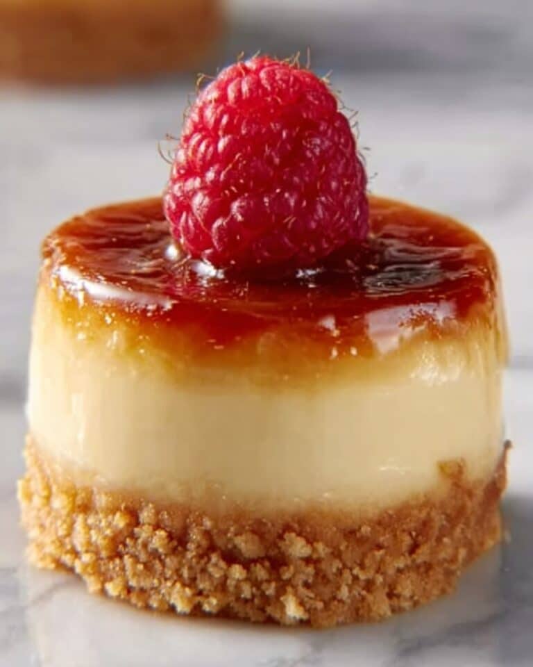 Mini Crème Brûlée Cheesecakes – Decadent Dessert Recipe