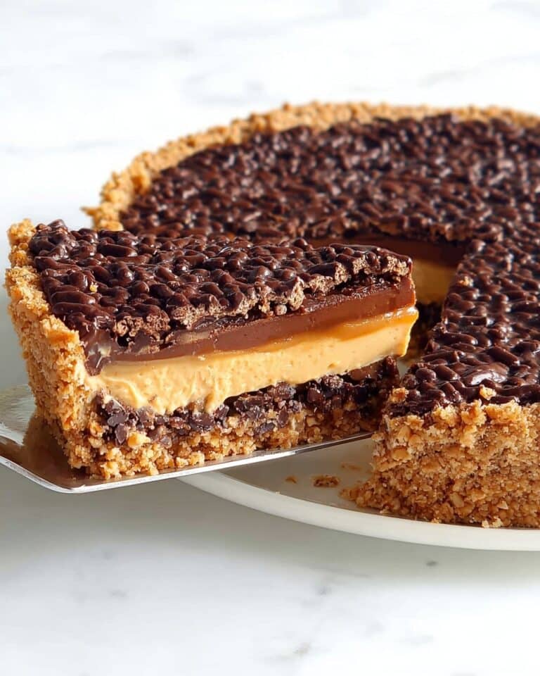 Peanut Butter Chocolate Crunch Pie Recipe