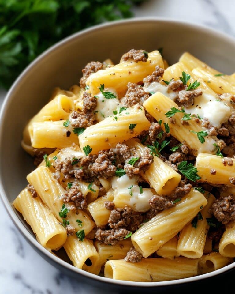 Philly Cheesesteak Pasta: Creamy and Hearty 7-Step Recipe