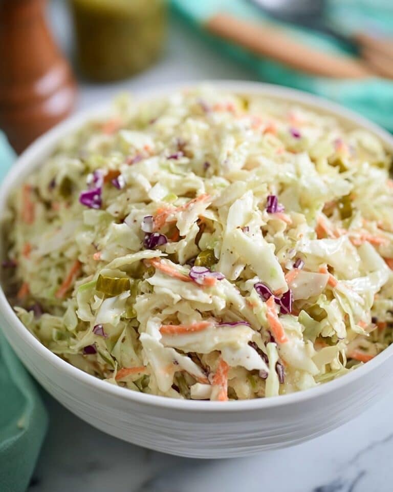 Dill Pickle Coleslaw Recipe