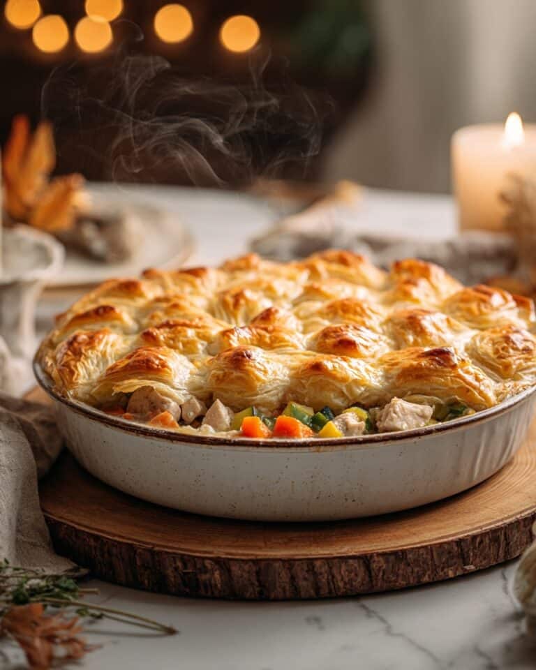 Keto Chicken Pot Pie Casserole Recipe