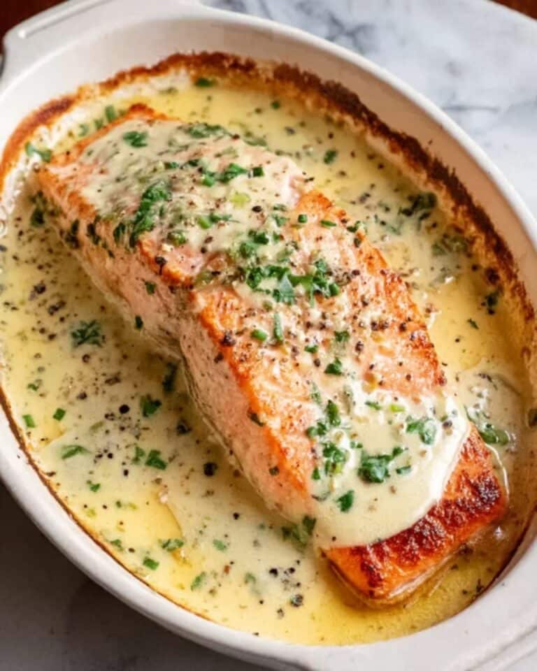 Baked Boursin Salmon Recipe