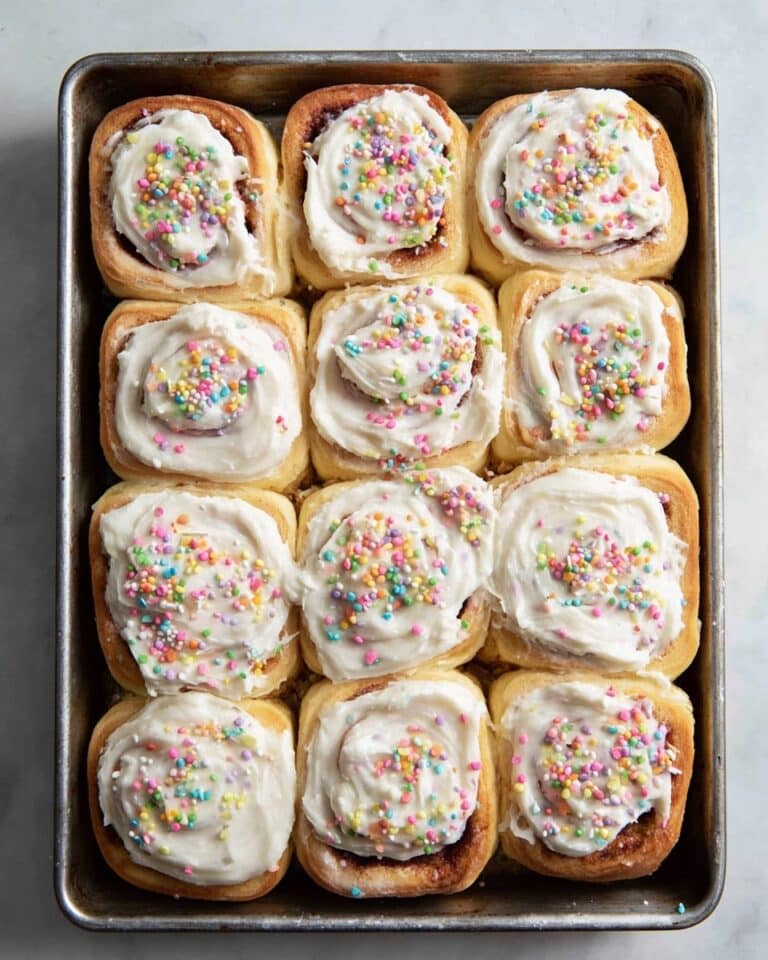 Funfetti Cinnamon Rolls Recipe