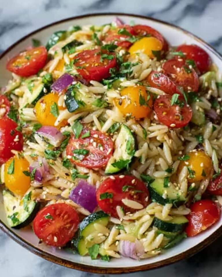 Roasted Vegetable Orzo Recipe