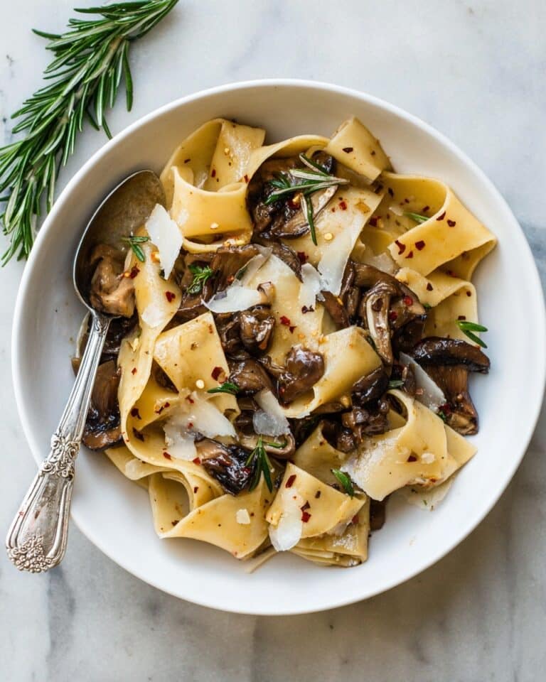 Portobello Mushroom Pappardelle Recipe