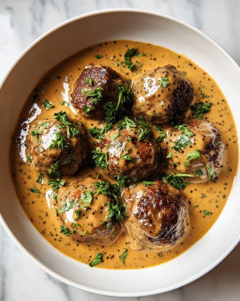 Keto Swedish Meatballs with Creamy Gravy Recipe