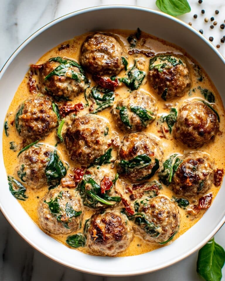 Creamy Tuscan Keto Meatballs Recipe