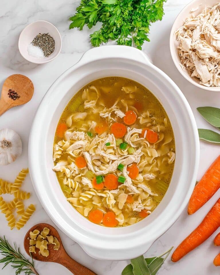 Crockpot Chicken Noodle Soup Recipe