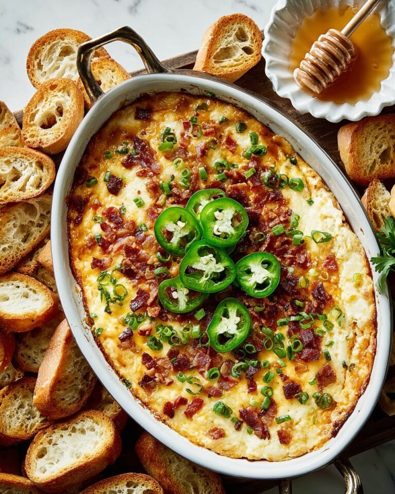 Easy Hot Honey Jalapeno Popper Dip Recipe