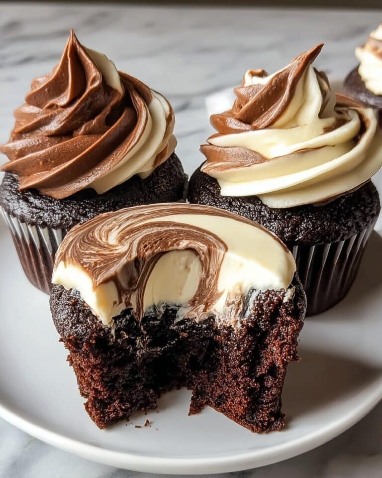 Chocolate Coffee Cream Cupcakes Recipe