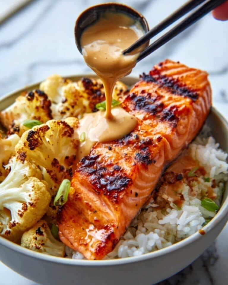 Sriracha Honey Salmon Bowls Recipe