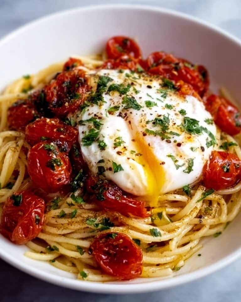 Chicken Spaghetti with Burrata and Lemon Butter Garlic Sauce Recipe