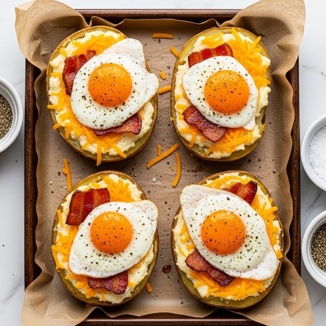 Twice Baked Loaded Breakfast Potatoes Recipe