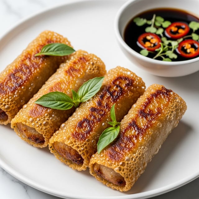 Thai Basil Beef Rolls Recipe