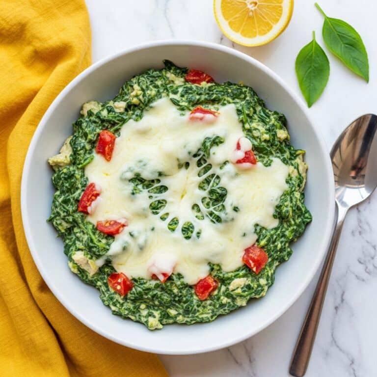 High Protein Pesto Chicken Cottage Cheese Bowl Recipe