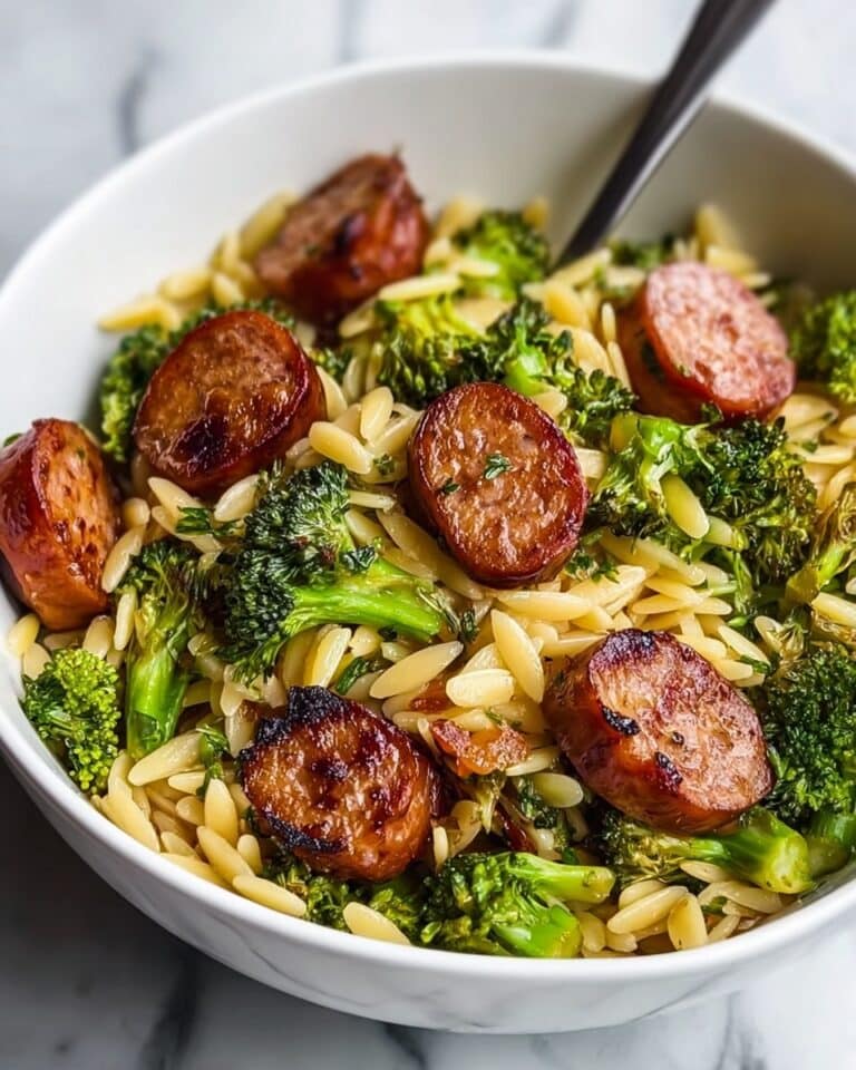 Chicken Sausage and Broccoli Orzo Recipe