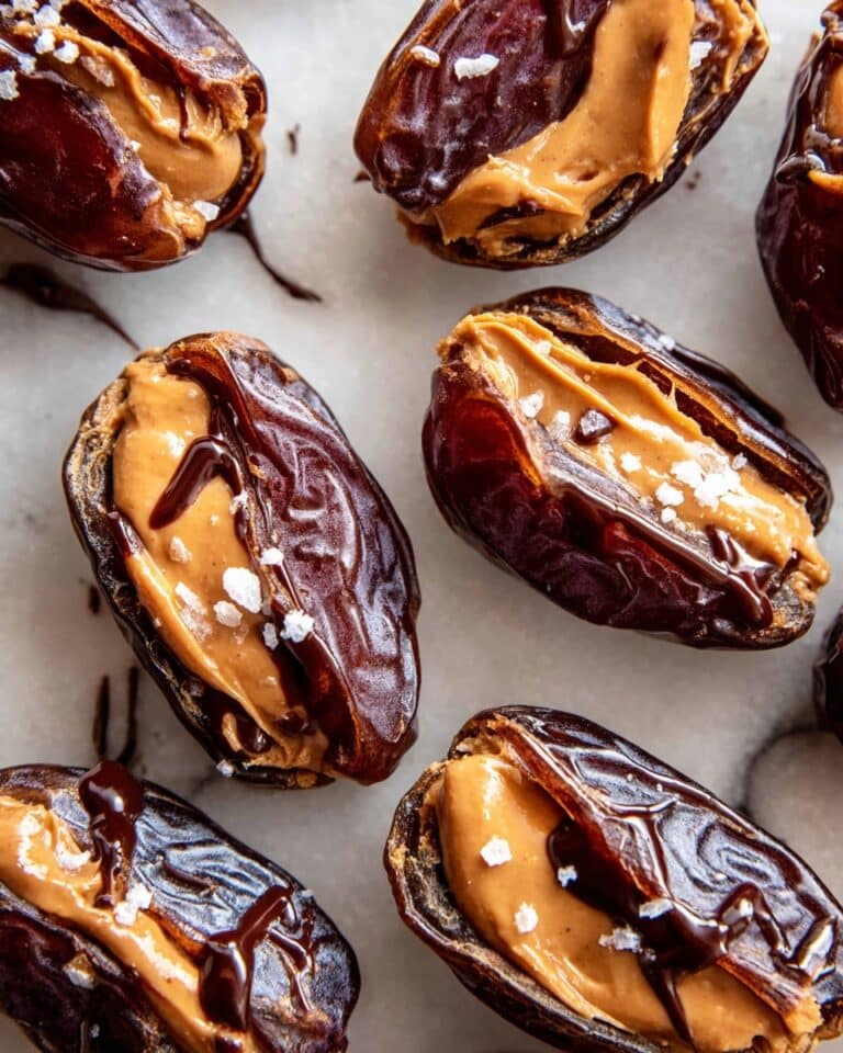 Stuffed Dates with Peanut Butter & Chocolate Recipe