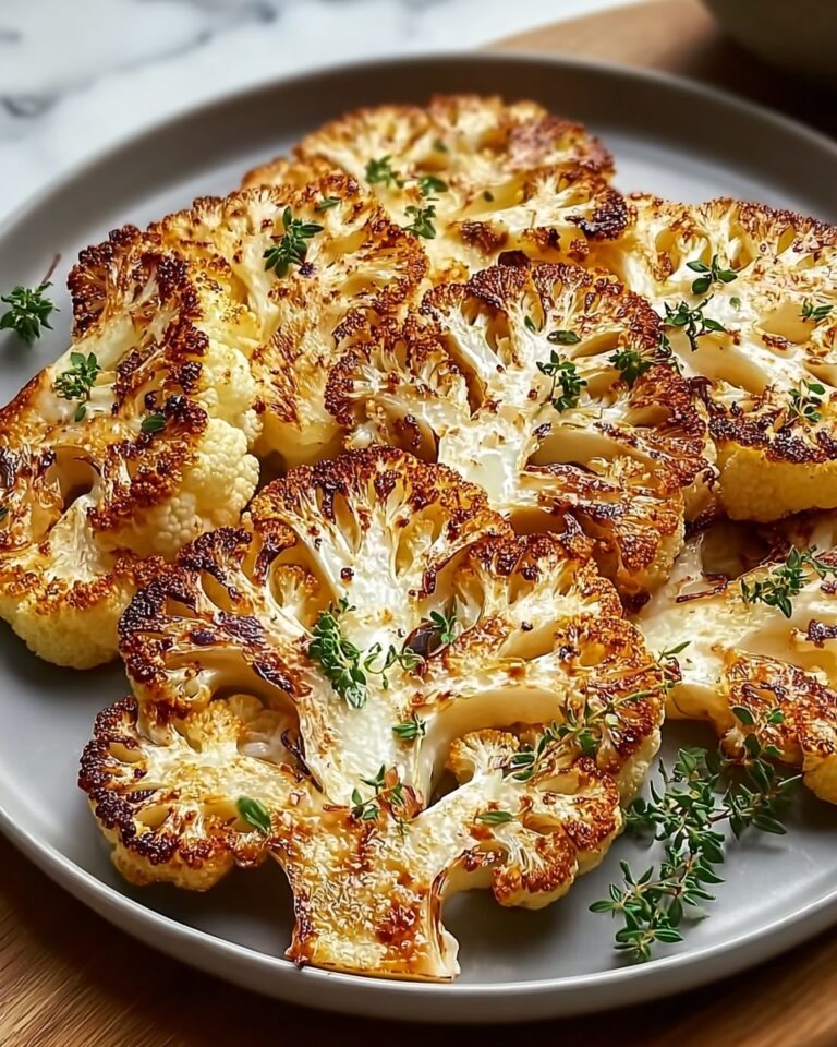 Crispy Baked Cauliflower Steaks Recipe